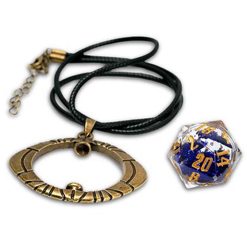 Sirius Dice Necklace: Eye of Ra d20