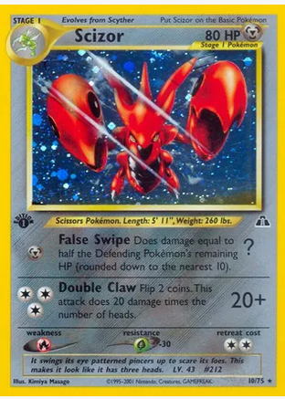 Scizor (10/75) Heavy Play