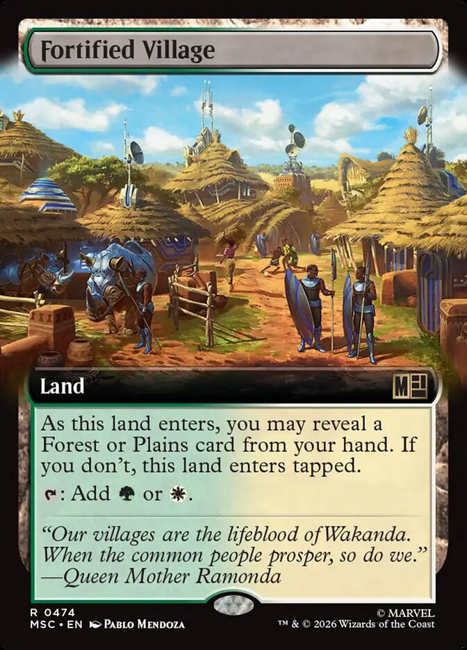 Fortified Village [ #0474 Extended Art ] (MSC-R)