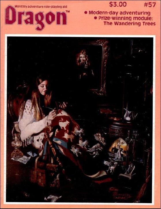 Dragon Magazine #57 (USED) "The Wandering Trees" AD&D module