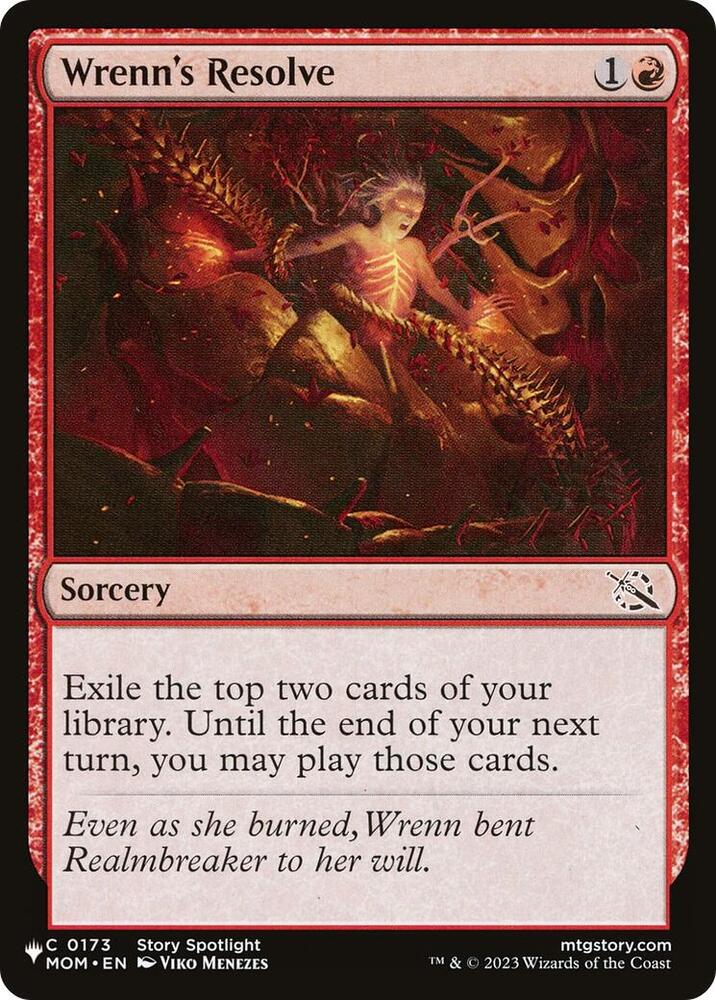 Wrenn's Resolve [#0173] (MOM-C LIST)