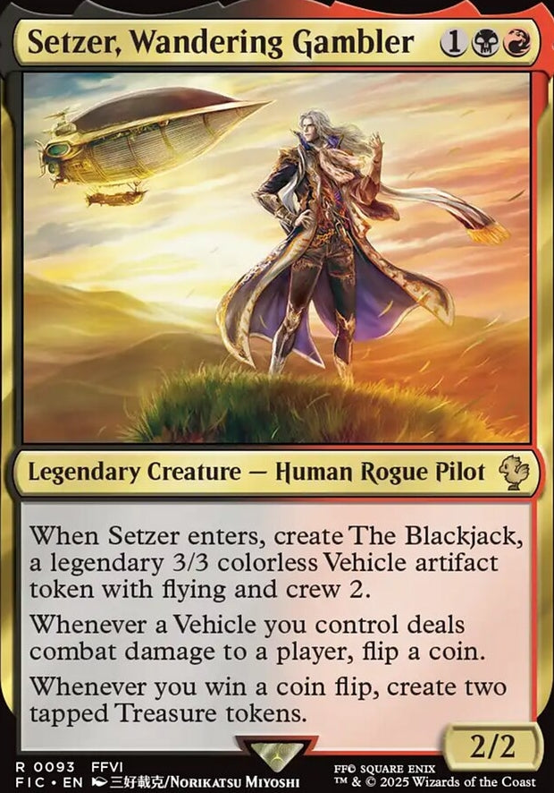 Setzer, Wandering Gambler [ #0093 ] (FIC-R)