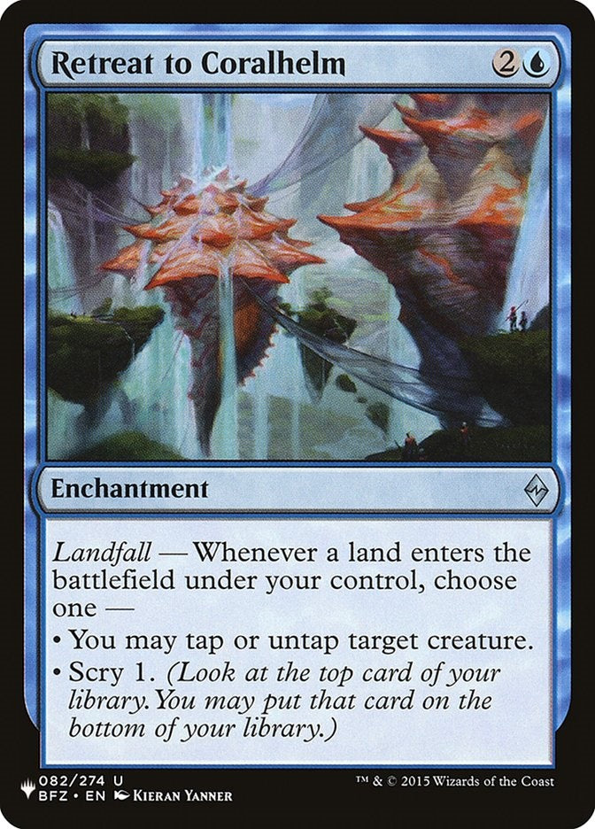 Retreat to Coralhelm (BFZ-U-LIST)