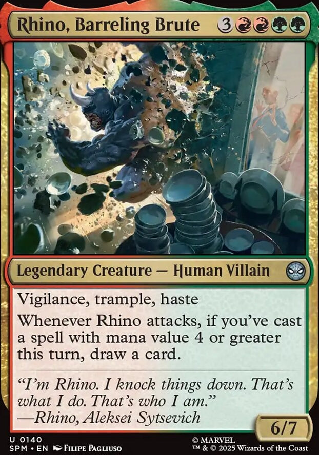 Rhino, Barreling Brute [ #0140 ] (SPM-U)