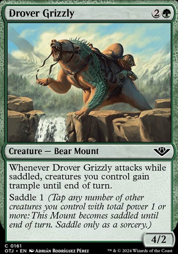 Drover Grizzly [#0161] (OTJ-C-FOIL)
