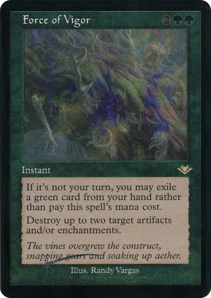 Force of Vigor [ #21/40 Old-Frame] (MH1-R-FOIL-ETCHED) Japanese