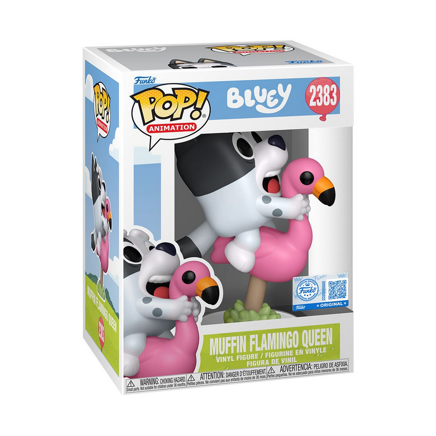 POP Figure: Bluey #2383 - Muffin Flamingo Queen