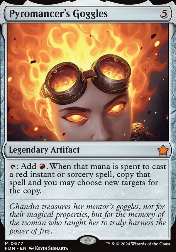 Pyromancer's Goggles [#0677 Starter Collection] (FDN-M)