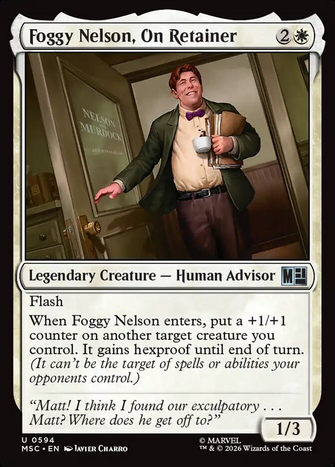 Foggy Nelson, On Retainer [ #0594 ] (MSC-U)