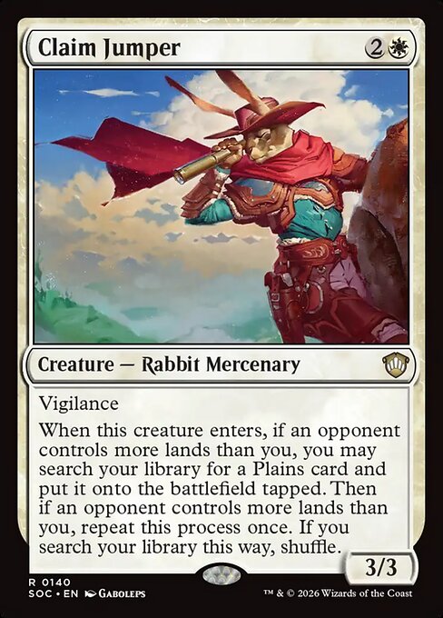 Claim Jumper [ #0140 ] (SOC-R)