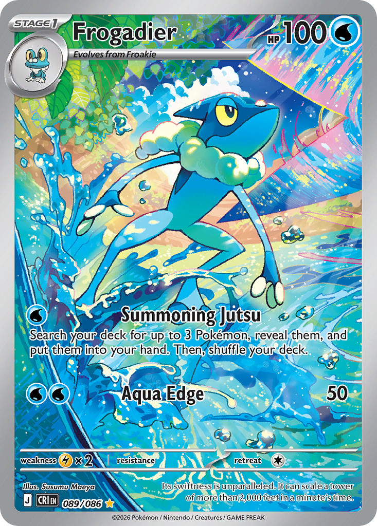 Frogadier - 089/086 (CRI) Illustration Rare