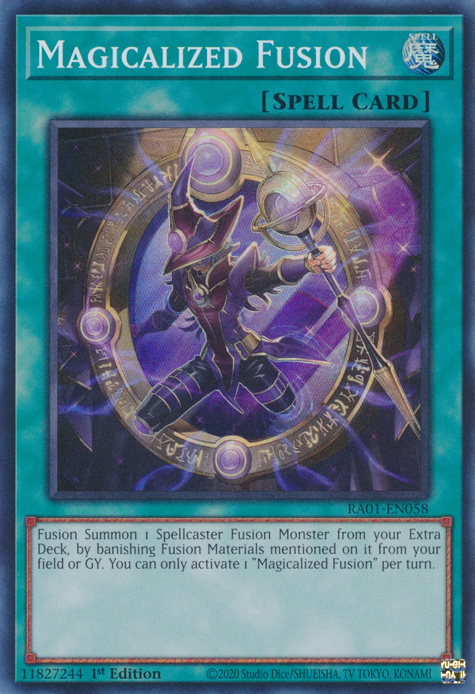 Magicalized Fusion (RA01-EN058) Super Rare - Near Mint 1st Edition