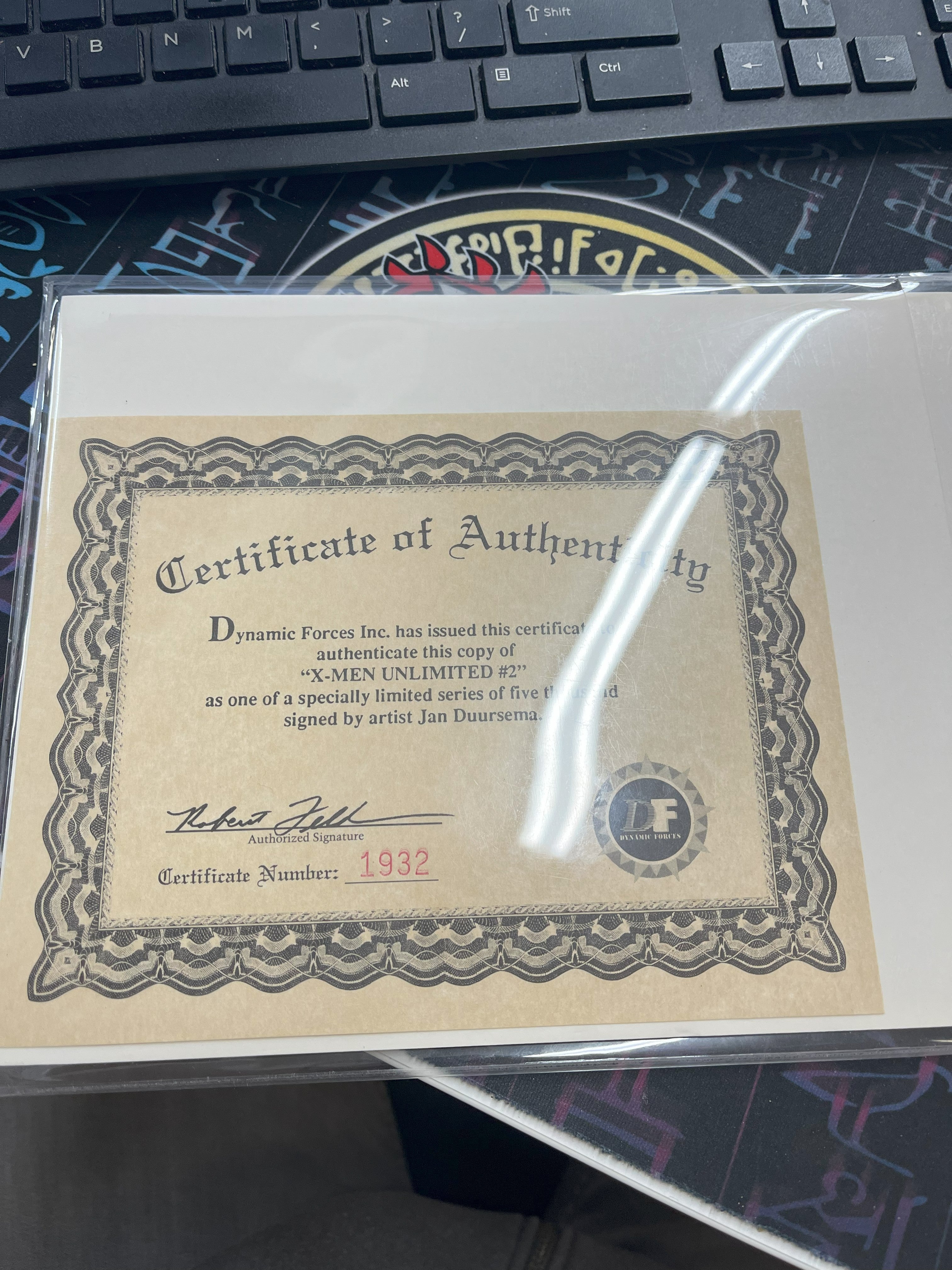 X-Men Unlimited (1993 Series) #2 (9.6) Signed w/ COA