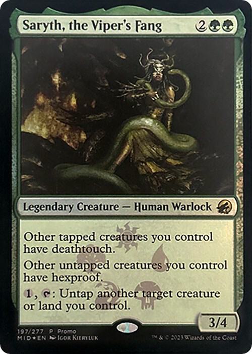 Saryth, the Viper's Fang (MID-R-FOIL) [media]