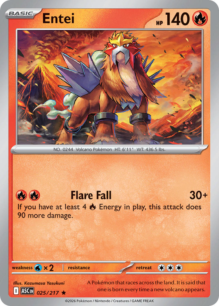 Entei - 025/217 (ASC) Rare