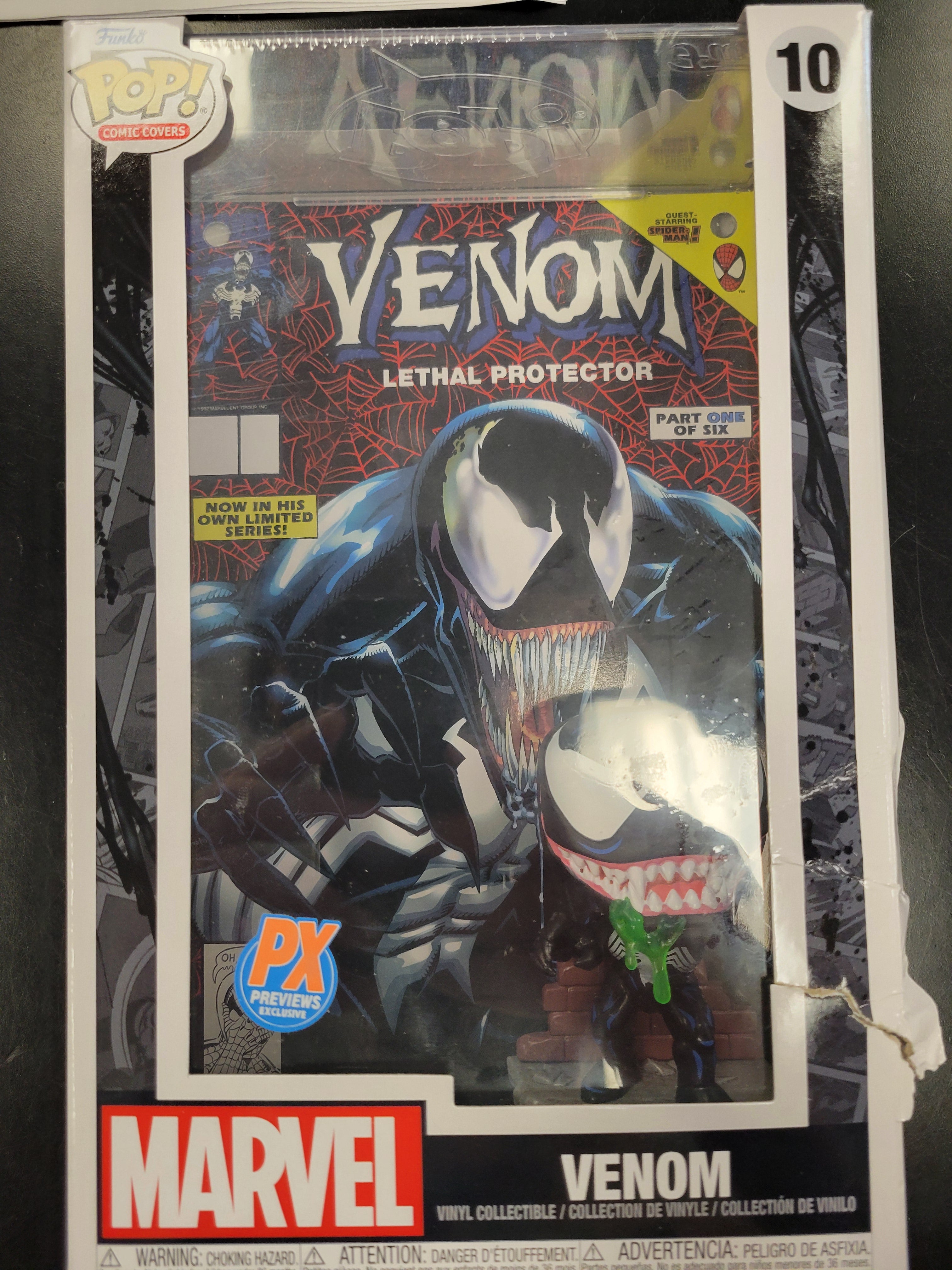 POP Figure Cover: Marvel #0010 - Venom (PX) (Damage Cover)