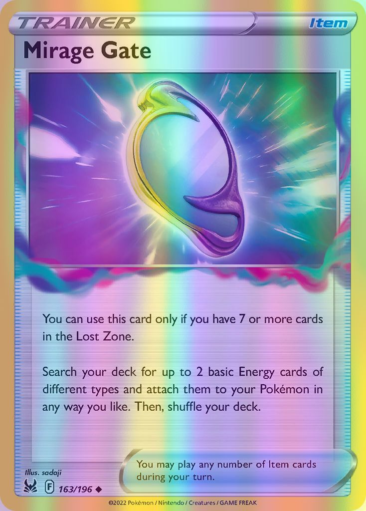 Mirage Gate - 163/196 (SWSH11) Uncommon - Near Mint Reverse Holofoil