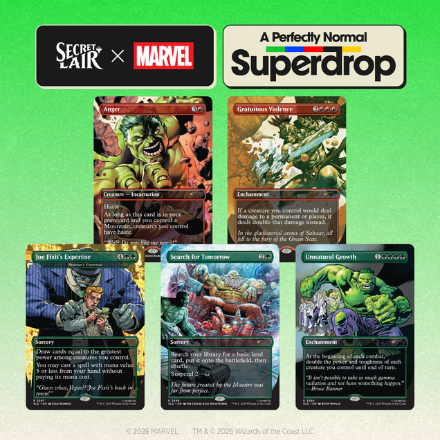 MTG: Secret Lair x Marvel: Hulk SMASH!