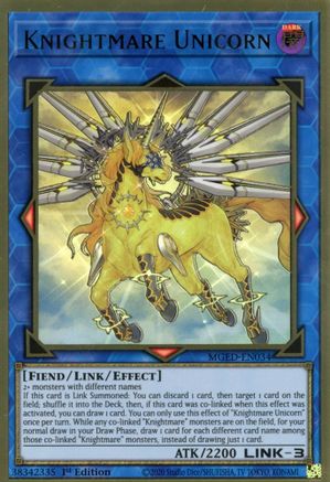 Knightmare Unicorn (MGED-EN034) 1st edition