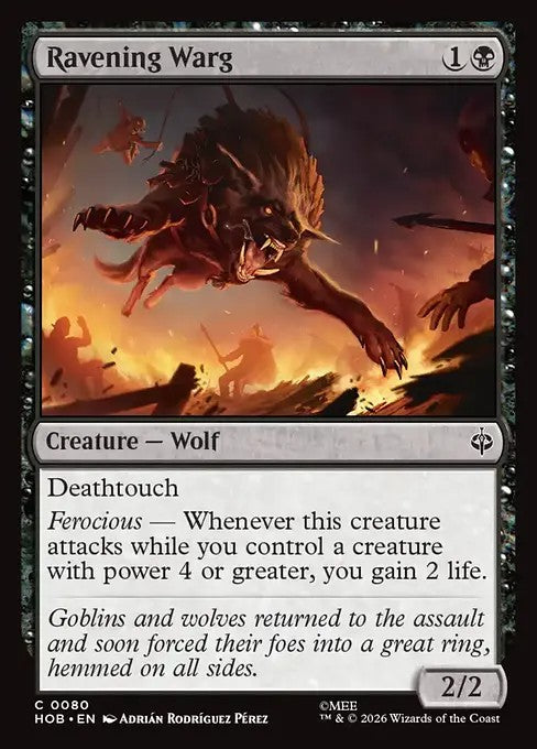 Ravening Warg [ #0080 ] (HOB-C)