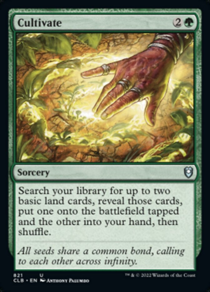 Cultivate [#821 Commander Decks] (CLB-U)