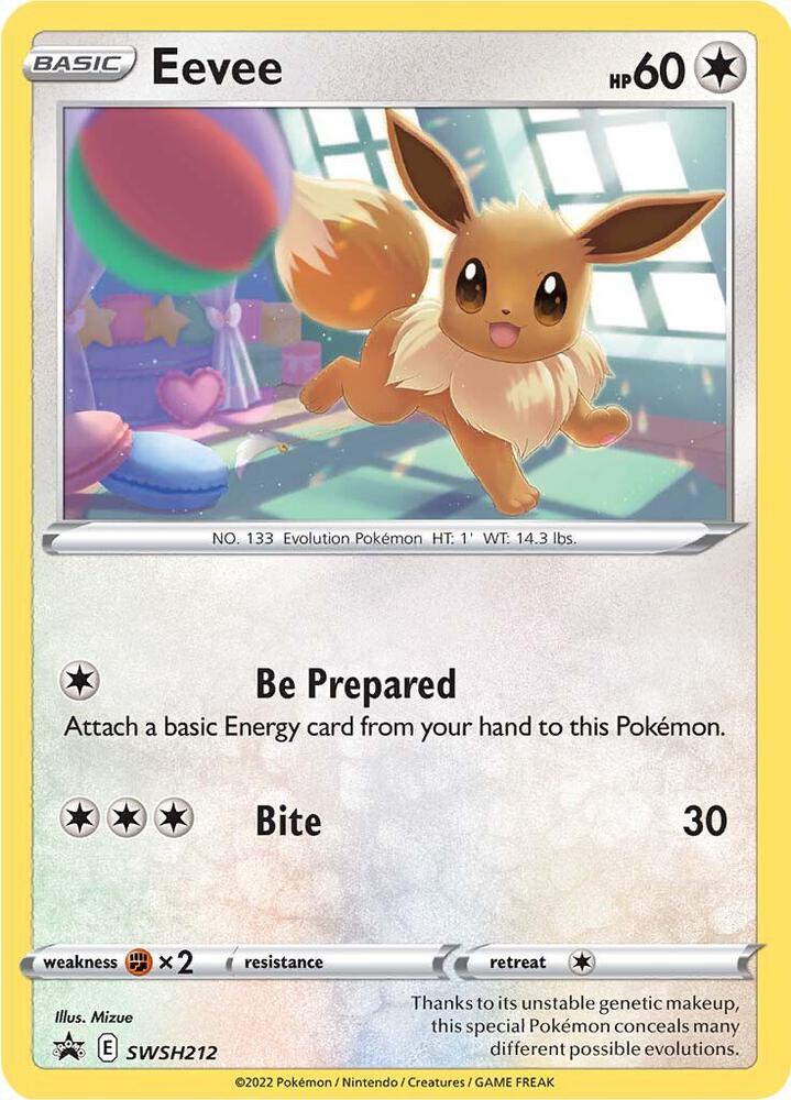 Eevee - SWSH212 (SWSH:PR) Promo - Light Play Holofoil