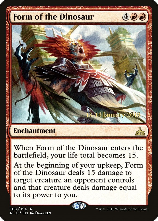 Form of the Dinosaur (RIX-R-PRE)