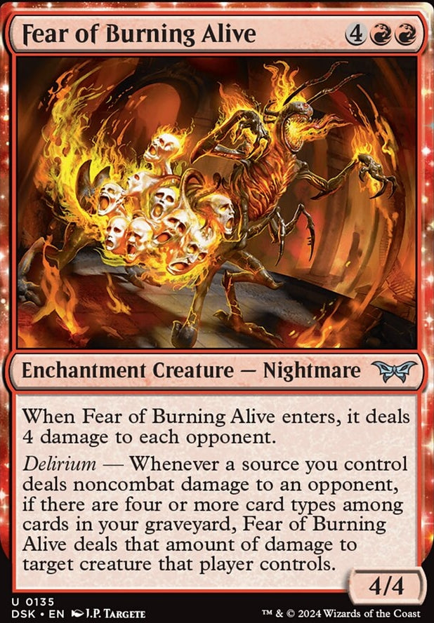 Fear of Burning Alive [