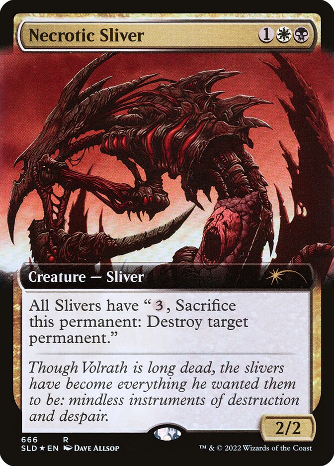 Necrotic Sliver [#666] (SLD-R-FOIL)