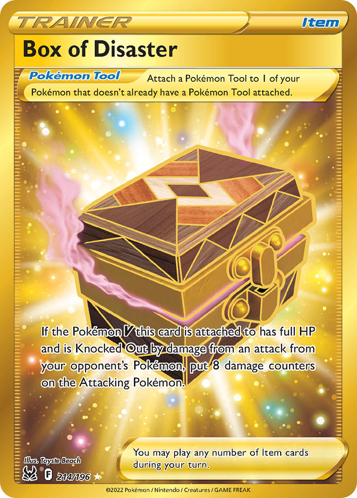 Box of Disaster (Secret) - 214/196 (SWSH11) Secret Rare - Near Mint Holofoil