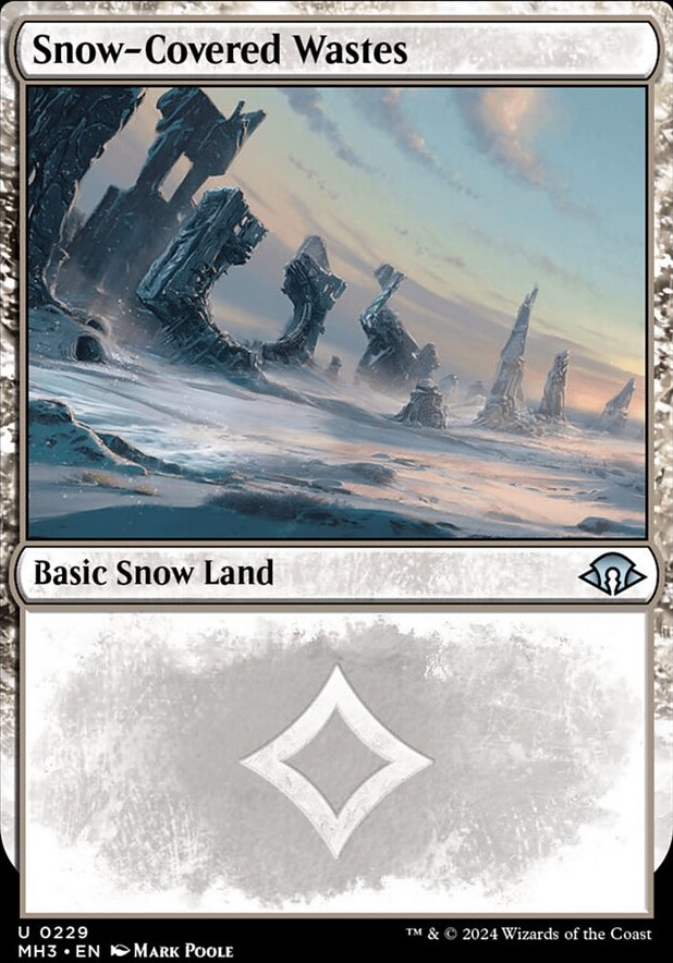 Snow-Covered Wastes [#0229] (MH3-U-FOIL)