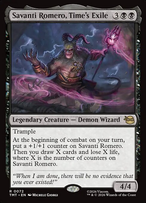 Savanti Romero, Time's Exile [ #0072 ] (TMT-R)