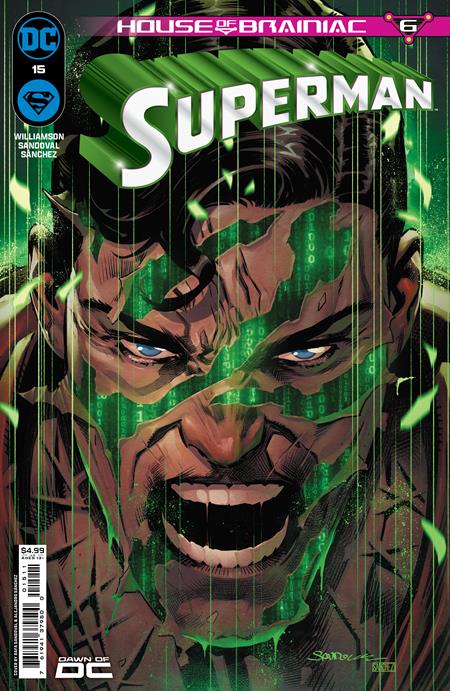 SUPERMAN #15 CVR A RAFA SANDOVAL (HOUSE OF BRAINIAC) (ABSOLUTE POWER)