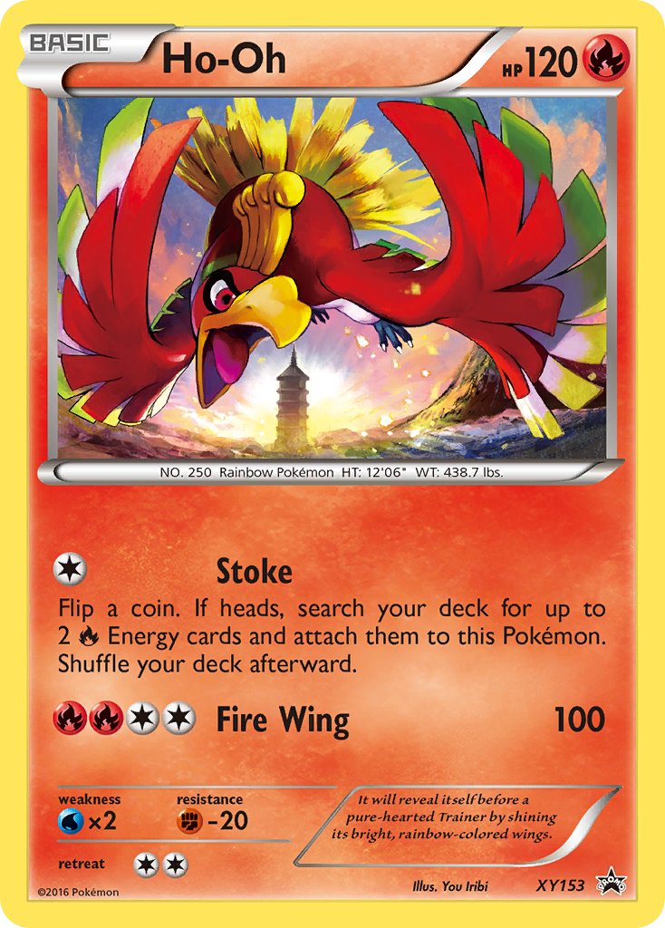 Ho-Oh - XY153 (XY:PR) Promo - Near Mint Holofoil