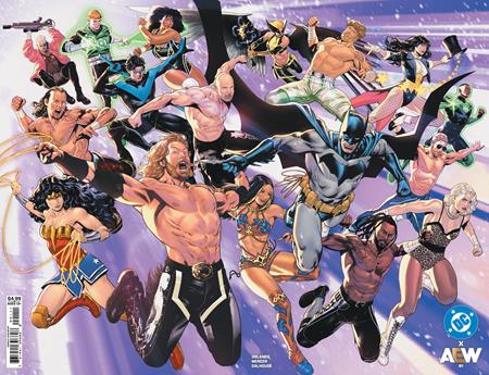 DC X AEW #1 (OF 2) CVR A LUCAS MEYER WRAPAROUND