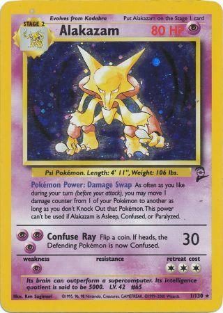 Alakazam (1/130) Base Set 2