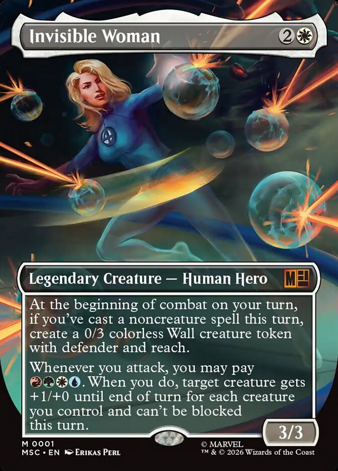 Invisible Woman [ #0001 Borderless ] (MSC-M)