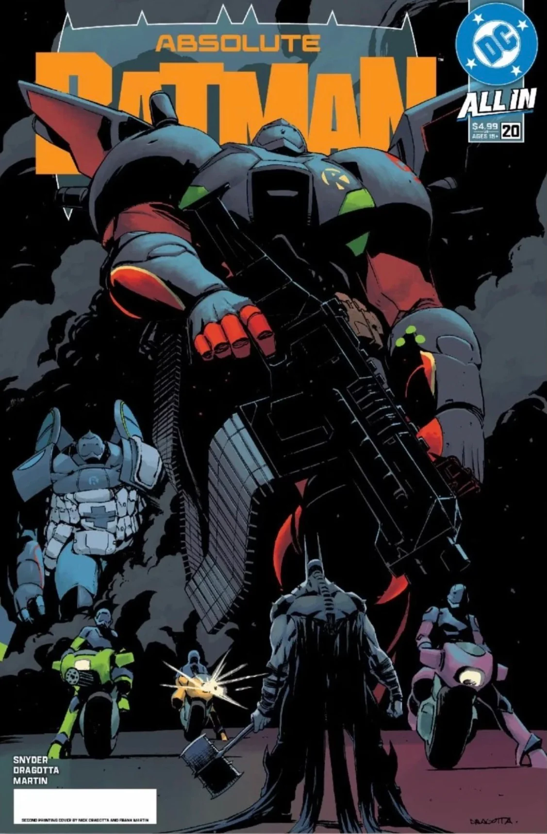 ABSOLUTE BATMAN #20 CVR A NICK DRAGOTTA (Second Printinng)