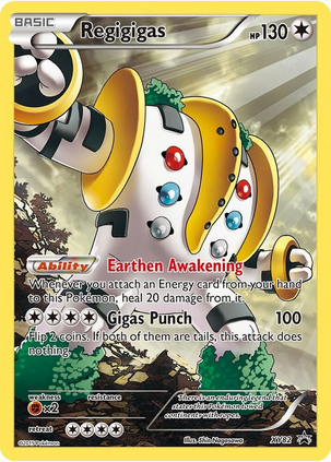 Regigigas (Full Art Promo) - XY82 (XY:PR) Promo - Light Play Holofoil