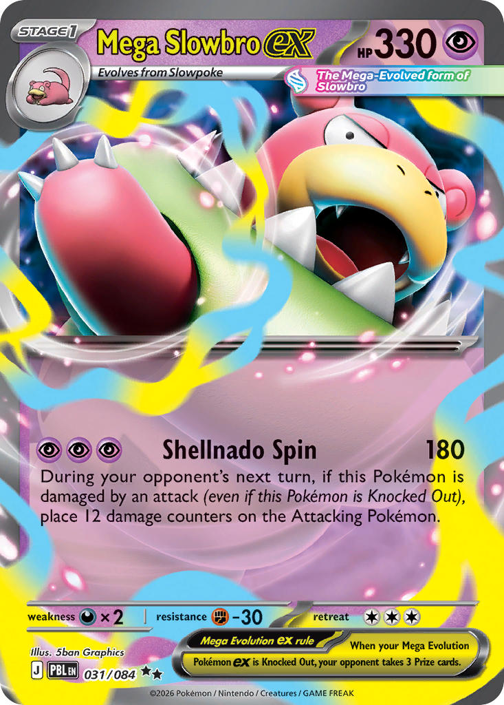 Mega Slowbro ex - 031/084 (PBL) Double Rare