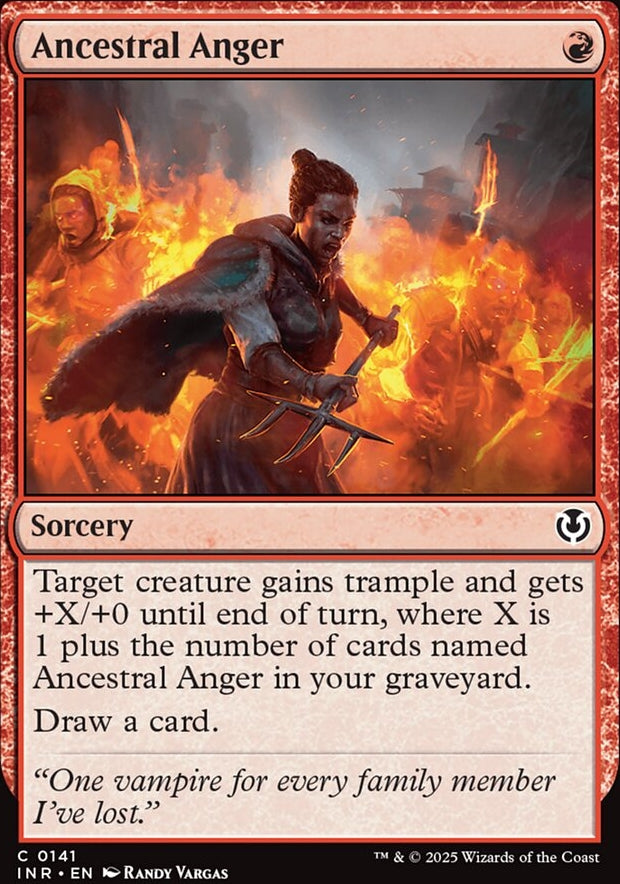 Ancestral Anger [ #0141 ] (INR-C-FOIL)