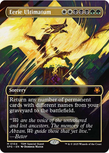 Eerie Ultimatum  [ #0104 Borderless ] (SPG-M)