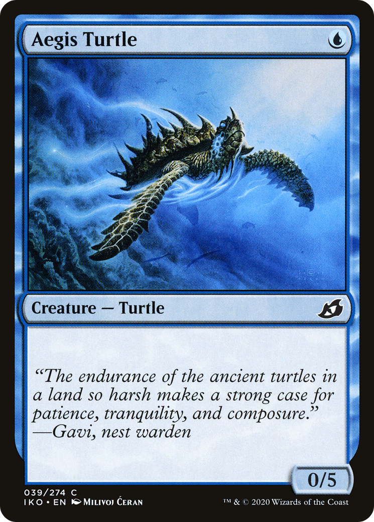 Aegis Turtle (IKO-C-FOIL)