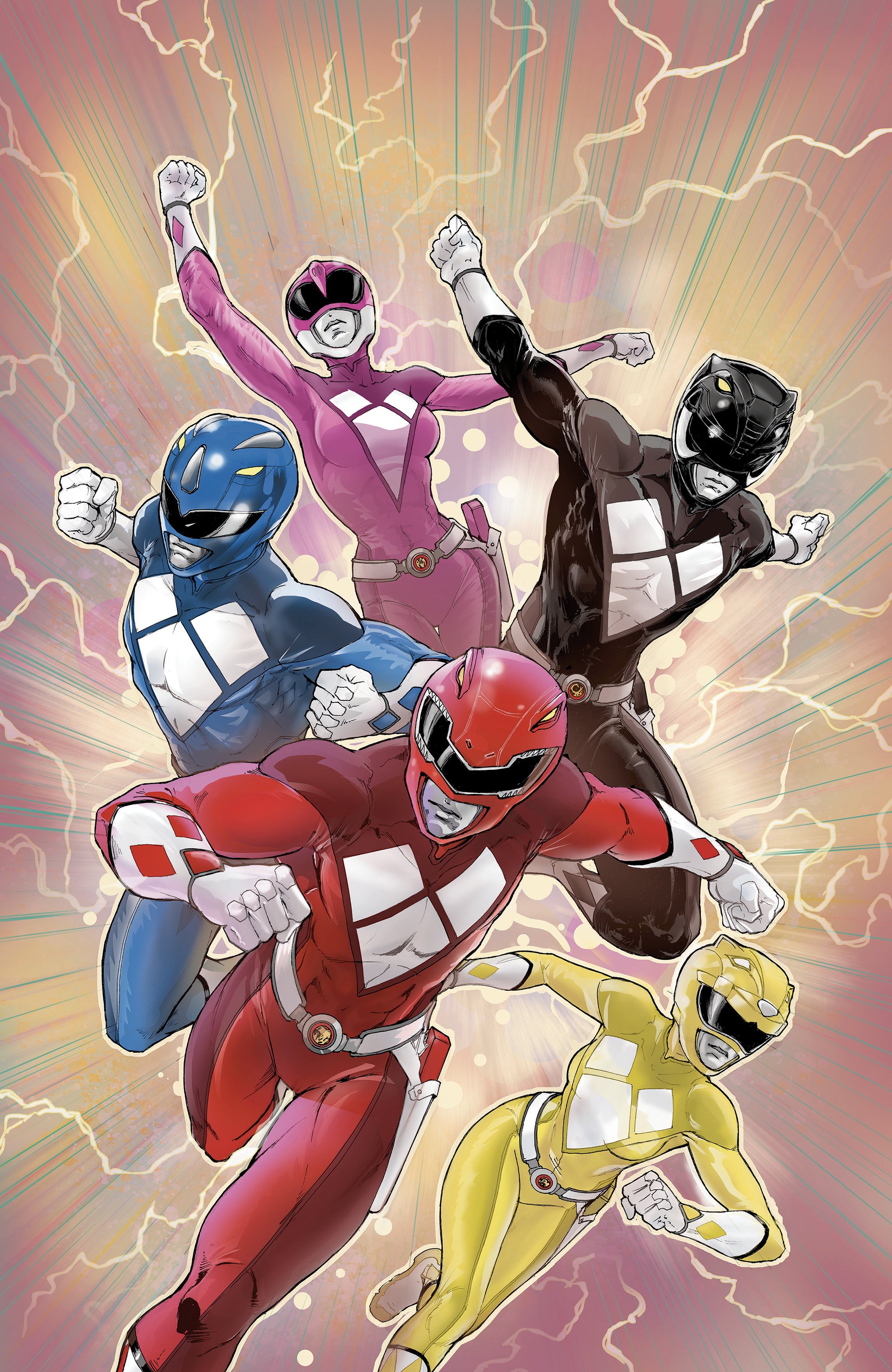 Mighty Morphin Power Rangers (2026) #1 F 1:10 INCV Foil Variant (Full Art, Foil, Griffith)