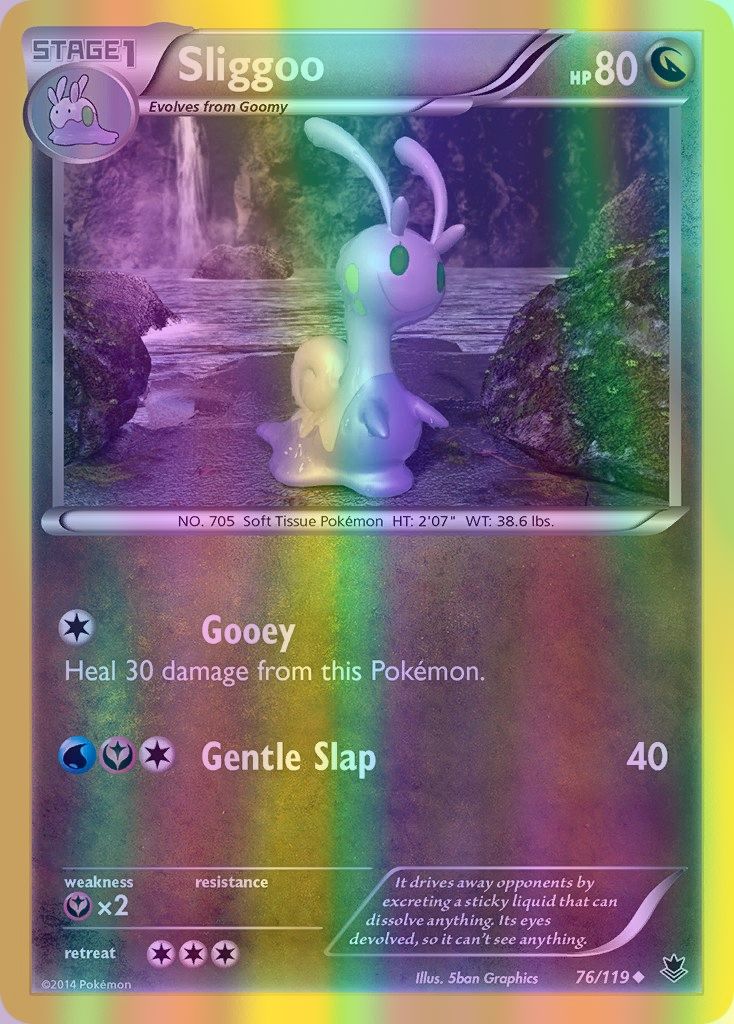 Sliggoo - 076/119 (PHF) Uncommon - Near Mint Reverse Holofoil