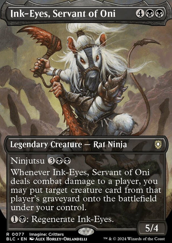 Ink-Eyes, Servant of Oni [#0077 Borderless] (BLC-R)