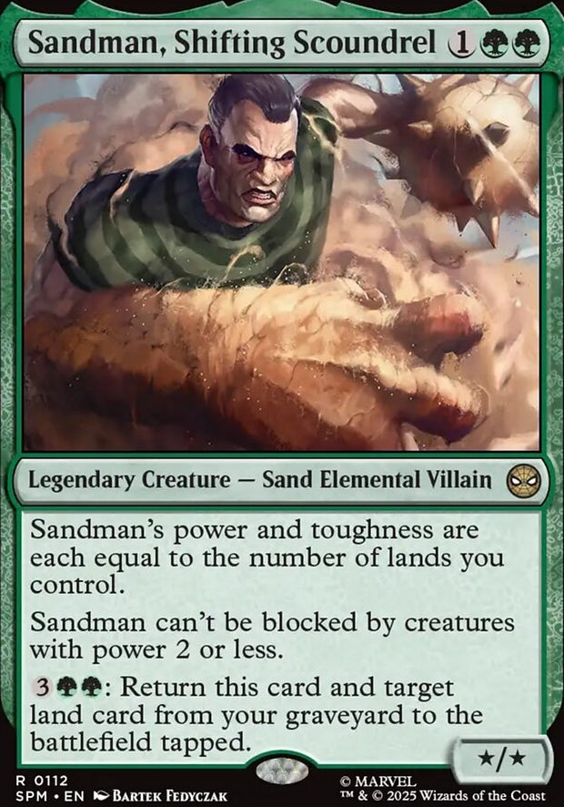 Sandman, Shifting Scoundrel [ #0112 ] (SPM-R)