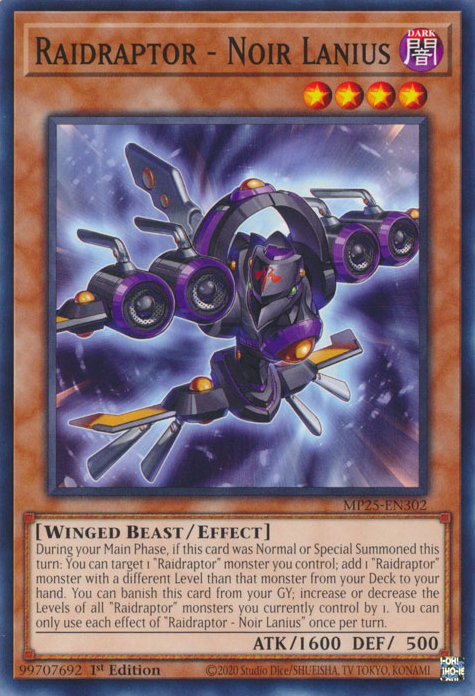Raidraptor - Noir Lanius (MP25-EN302)