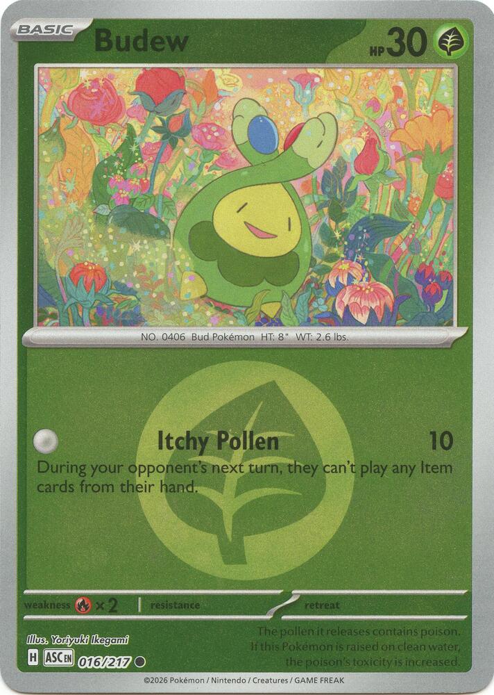 Budew (Energy Symbol Pattern) - 016/217 (ASC) Common