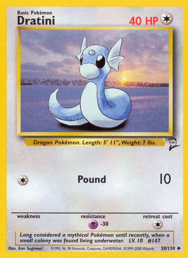 Dratini - 038/130 (BS2) Uncommon - Near Mint